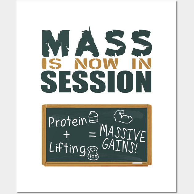 Mass is now in Session Wall Art by Christastic